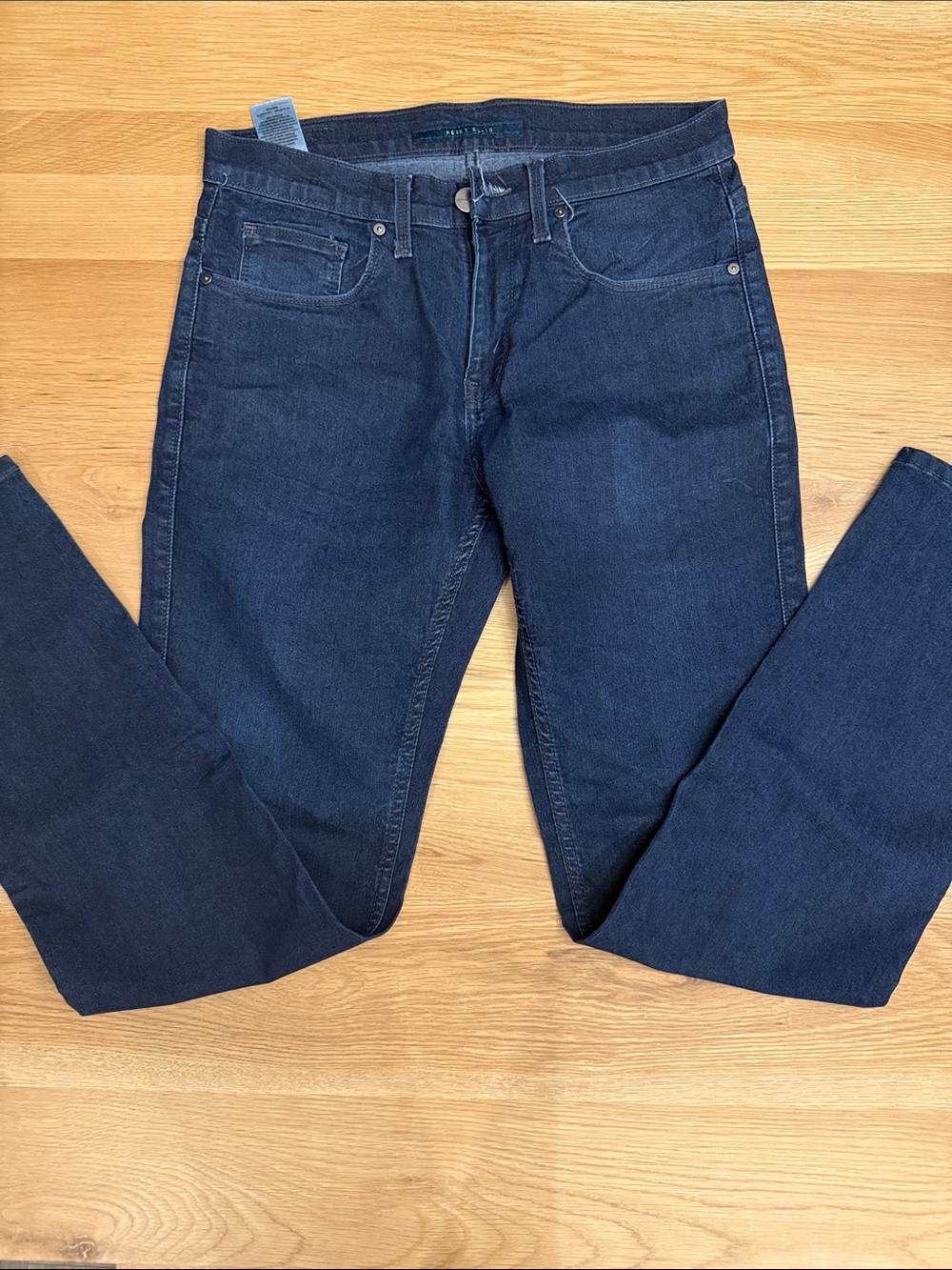 Perry Ellis Dark Blue Slim Straight Jeans